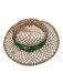 Emilio Pucci Beige Straw Silk Detail Round Hat Beige / 1