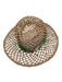 Emilio Pucci Beige Straw Silk Detail Round Hat Beige / 1