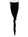 Rick Owens Size Small Black Cotton Ruched Maxi Slit Skirt Black / Small