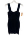 Herve Leger Size XS Black Viscose & Nylon Bandage Mini Dress Black / XS