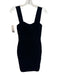 Herve Leger Size XS Black Viscose & Nylon Bandage Mini Dress Black / XS
