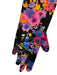 Vetements Size XS Pink Orange Polyester & Elastane Mini Floral Long Sleeve Dress Pink Orange / XS