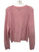 Ganni Size XS Pink Wool & Polyamide Knit Buttons Long Sleeve Cardigan Sweater Pink / XS