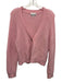 Ganni Size XS Pink Wool & Polyamide Knit Buttons Long Sleeve Cardigan Sweater Pink / XS