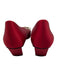 Roger Vivier Shoe Size 40 Red Leather Satin Square Toe Block Heel Pumps Red / 40