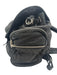 Alexander Wang Black Leather Silvertone hardware Zip Detail Backpack Bag Black