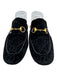 Gucci Shoe Size 6 Black Leather Velvet Guccissima Horsebit Shoes Black / 6