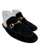 Gucci Shoe Size 6 Black Leather Velvet Guccissima Horsebit Shoes Black / 6
