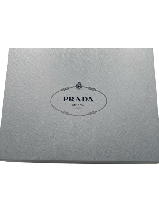 Prada Shoe Size 39 Pink & White Nylon Platform lace up Box & Bag inc Shoes Pink & White / 39
