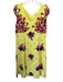 Marc Jacobs Size 10 Yellow & Multi Rayon & Silk floral print Sleeveless Dress Yellow & Multi / 10