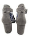 Alexander Wang Shoe Size 38 Grey Suede Gladiator Ankle Buckle Block Heel Sandals Grey / 38