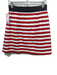 Dolce & Gabbana Size 42 Red, White, Black Cotton Blend Elastic Waist Skirt Red, White, Black / 42