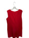 Lafayette 148 Size 10 Tomato Wool Sleeveless Back Zip Front Pockets Midi Dress Tomato / 10