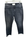 Mother Superior Size 31 Charcoal Cotton Blend High Waist Straight Leg Jeans Charcoal / 31