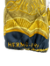 Hermes Size 48 / Large Gold & Black Polyester Quilted Zip Front Jacket Gold & Black / 48 / Large