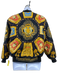 Hermes Size 48 / Large Gold & Black Polyester Quilted Zip Front Jacket Gold & Black / 48 / Large
