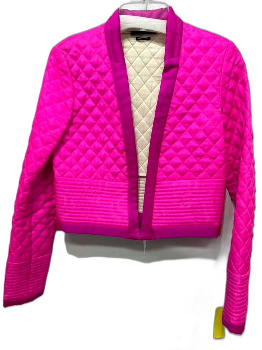 Isabel Marant Size S / 36 Hot pink Silk Hook & Eye Quilted Long Sleeve Jacket Hot pink / S / 36