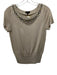 Escada Size S / 34 Beige Virgin Wool Beaded Chain Button Down Sweater Set Beige / S / 34