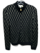 St John Sport Size S Black & Lime Green Wool Zip Front Diamante Jacket Black & Lime Green / S