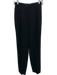 Giorgio Armani Size XS Black Wool Pockets Straight High Rise Pants Black / XS