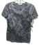 Versace Collection Size S / 40 Gray Print Cotton Camoflage Rhinestone Top Gray Print / S / 40
