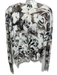 Escada Sport Size S White, Gray, Brown Cotton Button Down Abstract Cardigan White, Gray, Brown / S