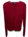 'S Max Mara Size S Red Wool Long Sleeve Button Down Cardigan Red / S