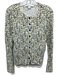 Diane Von Furstenberg Size S Black, Yellow, White Button Down Floral Cardigan Black, Yellow, White / S