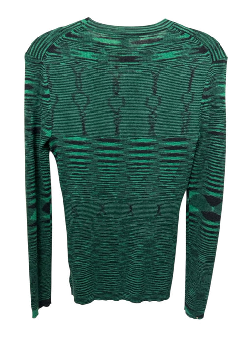 Michael Kors Collection Size S Green & Black Cashmere Chevron Sweater Set Green & Black / S