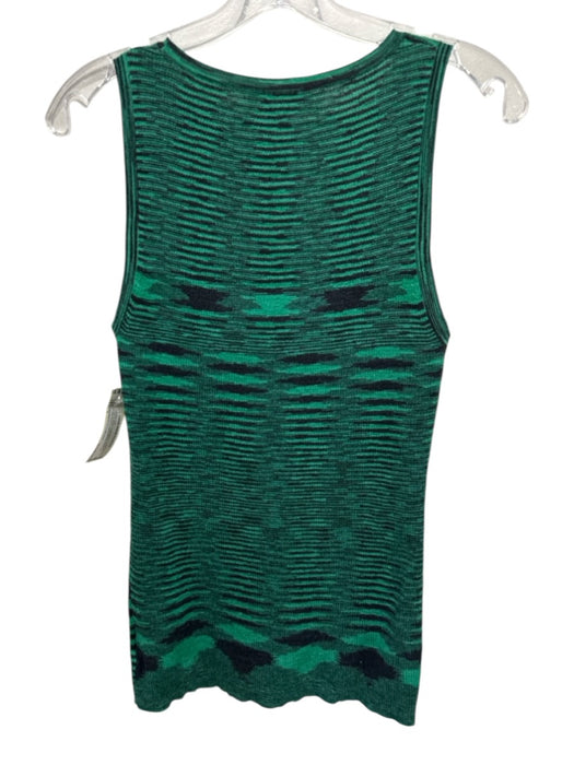 Michael Kors Collection Size S Green & Black Cashmere Chevron Sweater Set Green & Black / S
