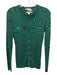 Michael Kors Collection Size S Green & Black Cashmere Chevron Sweater Set Green & Black / S
