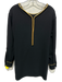 Yves Saint Laurent Size S / 36 Black & Gold Wool Gold hardware Rope Chain Dress Black & Gold / S / 36