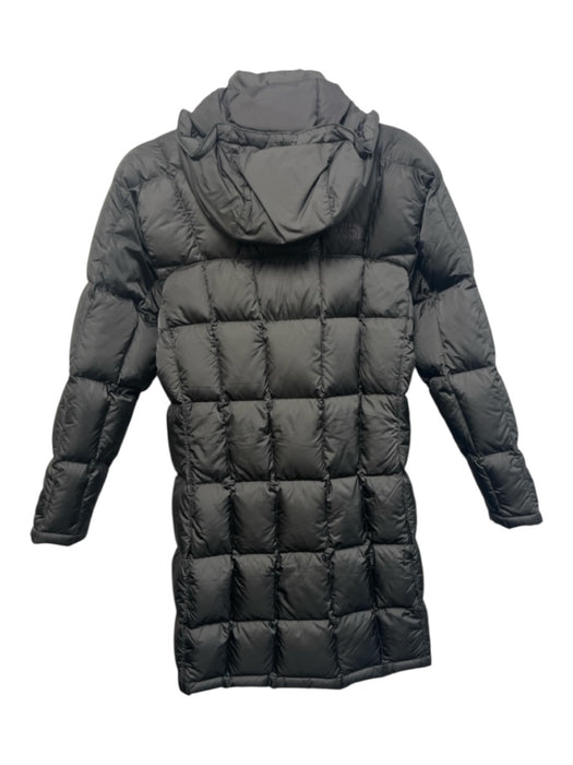 The North Face Size XS Charcoal Gray Polyester Goose Down Quilted Hood Coat Charcoal Gray / XS
