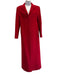 Gianni Versace Size 40 Red Wool Blend Lapel Back Slit Buttons Vintage Coat Red / 40