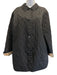 Burberry Size S Black Polyester Quilted Novacheck Lining Collar Button Jacket Black / S