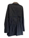 Loro Piana Size S Black & Brown Nylon Leather Collar Drawstring Parka Coat Black & Brown / S