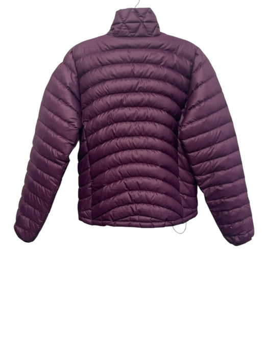 Patagonia Size S Purple Nylon Quilted Mock Neck Zip Jacket Purple / S