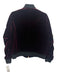 Sandro Size 3 / L Burgundy & Black Polyester Blend Velvet Zip Bomber Jacket Burgundy & Black / 3 / L