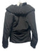 Valentino Roma Size S Black Silk Trim Embellished Buttons Shawl Collar Jacket Black / S