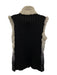 Jocelyn Size S Black & Gray Fur Ribbed Knit Gradient Zip Vest Black & Gray / S