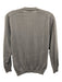 Marlowe Size XS Gray cashmere silk blend Perforated V Neck Sweater Gray / XS