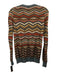 M Missoni Size 40 / s Blue, Orange, & Multi Wool Blend Knit Stripe Cardigan Blue, Orange, & Multi / 40 / s