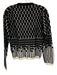Jil Sander Size 36/S Black & white muilti Viscose Wool Blend Geometric Sweater Black & white muilti / 36/S