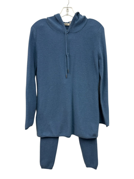 Black Goat Size M Blue Cashmere Cashmere Zip Up Pant Set Pant Set Blue / M