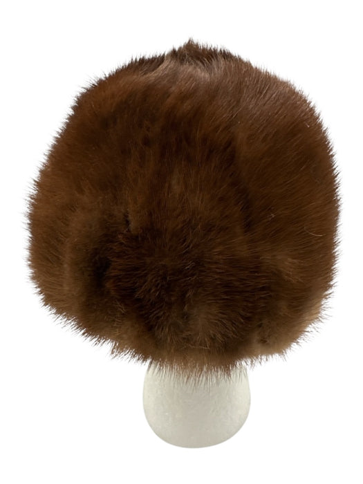 Marche Brown Mink Fur Vintage Winter Hat Brown / One Size