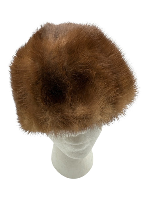 Marche Brown Mink Fur Vintage Winter Hat Brown / One Size