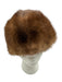 Marche Brown Mink Fur Vintage Winter Hat Brown / One Size