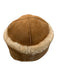 No Brand Tan Suede Shearling Winter Hat Tan / One Size