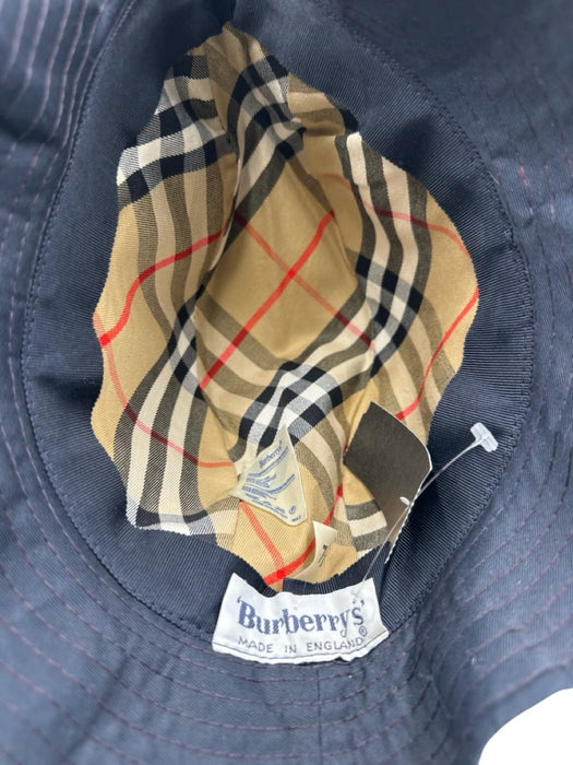 Burberrys Navy Cotton Vintage Bucket Hat Navy / 7 1/8