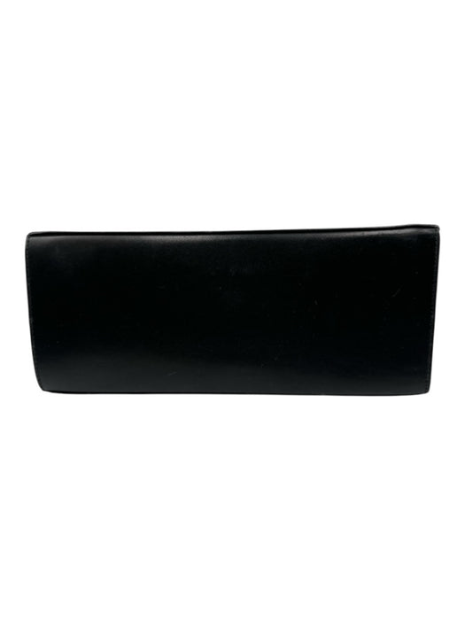 Ferragamo Black Leather Logo Vintage Chain Bag Black / Small